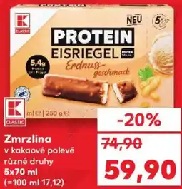Kaufland Zmrzlina v kakaové polevě nabídka