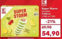 Kaufland Super Storm zmrzlina nabídka