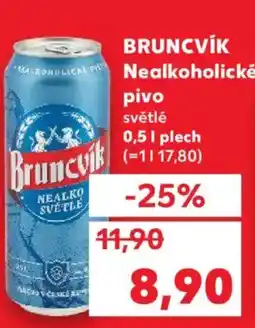 Kaufland BRUNCVIK Nealkoholické pivo světlé nabídka