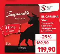 Kaufland EL CARISMA Víno nabídka