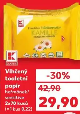 Kaufland Vlhčený toaletní papír nabídka