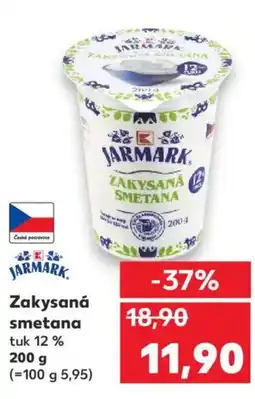 Kaufland Zakysaná smetana tuk 12 % nabídka
