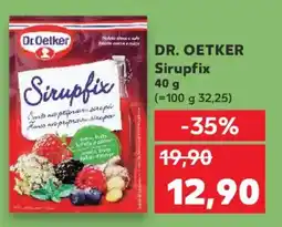 Kaufland DR. OETKER Sirupfix nabídka