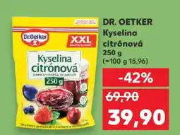 Kaufland DR. OETKER Kyselina citrónová nabídka