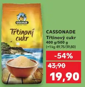 Kaufland CASSONADE Třtinový cukr nabídka