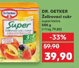 Kaufland DR. OETKER Želírovací cukr super/extra nabídka