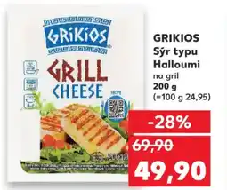 Kaufland GRIKIOS Sýr typu Halloumi na gril nabídka