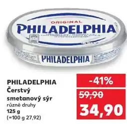Kaufland PHILADELPHIA Čerstvý smetanový sýr nabídka