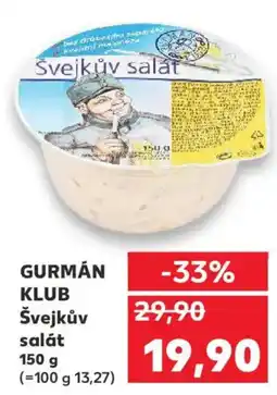 Kaufland GURMÁN KLUB Švejkův salát nabídka
