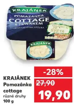 Kaufland KRAJÁNEK Pomazánka cottage nabídka