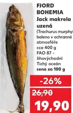 Kaufland FJORD BOHEMIA Jack makrela uzená nabídka