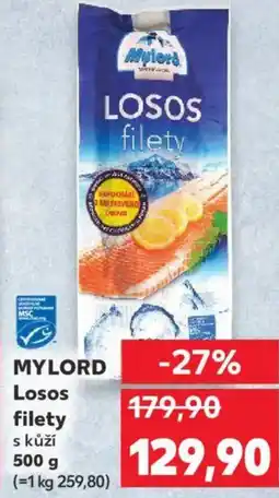 Kaufland MYLORD Losos filety s kůží nabídka