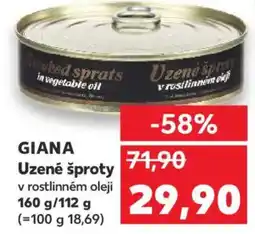 Kaufland GIANA Uzené šproty nabídka
