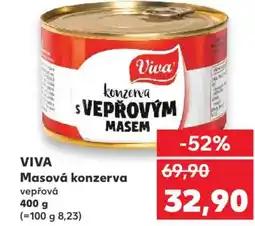 Kaufland VIVA Masová konzerva nabídka