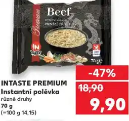Kaufland INTASTE PREMIUM Instantní polévka nabídka