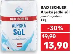 Kaufland BAD ISCHLER Alpská jedlá sůl jemná s jódem nabídka