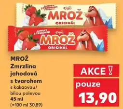 Kaufland MROŽ Zmrzlina jahodová s tvarohem nabídka