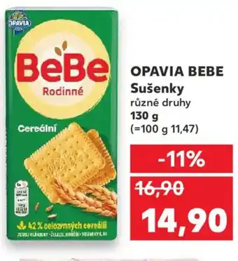 Kaufland OPAVIA BEBE Sušenky nabídka