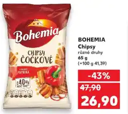 Kaufland BOHEMIA Chipsy nabídka
