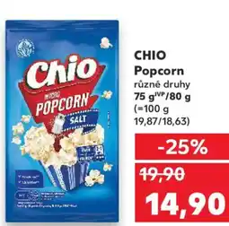 Kaufland CHIO Popcorn nabídka