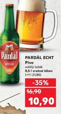 Kaufland PARDAL ECHT Pivo nabídka
