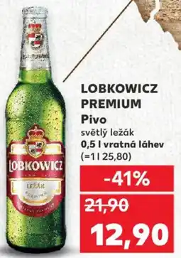 Kaufland LOBKOWICZ PREMIUM Pivo nabídka