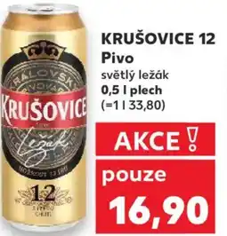Kaufland KRUŠOVICE 12 Pivo nabídka