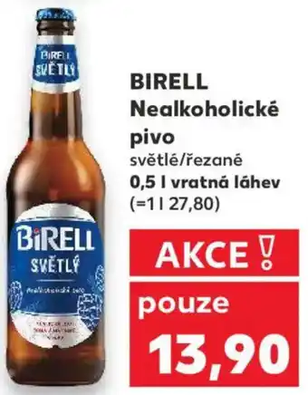 Kaufland BIRELL Nealkoholické pivo nabídka