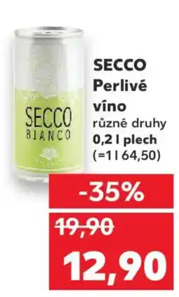Kaufland SECCO Perlivé víno nabídka