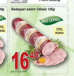 Lidl Radegast salám nabídka