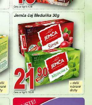 Jemča čaj meduňka
