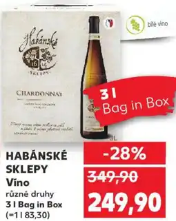 Kaufland HABÁNSKÉ SKLEPY Víno nabídka