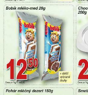 Lidl Bobík mléko-med nabídka