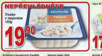 Lidl Treska v majonéze nabídka