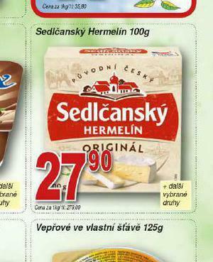 Lidl Sedlčanský hermelín nabídka