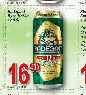 Lidl Pivo radegast ryze hořká 12 nabídka