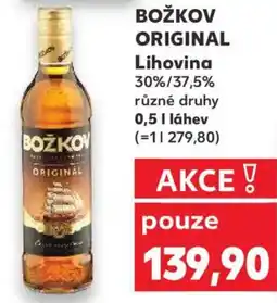 Kaufland BOŽKOV ORIGINAL Lihovina nabídka