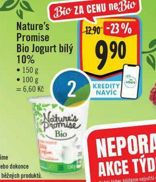 Jip Bio jogurt bílý 10% nabídka