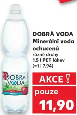 Kaufland DOBRÁ VODA Minerální voda ochucená nabídka