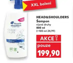 Kaufland HEAD&SHOULDERS Šampon nabídka
