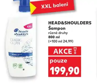 Kaufland HEAD&SHOULDERS Šampon nabídka