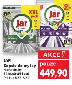 Kaufland JAR Kapsle do myčky nabídka