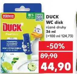 Kaufland DUCK WC disk nabídka