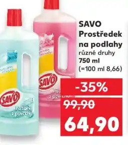 Kaufland SAVO Prostředek na podlahy nabídka