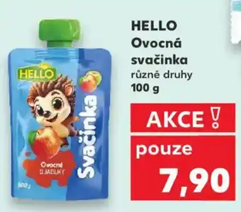 Kaufland HELLO Ovocná svačinka nabídka