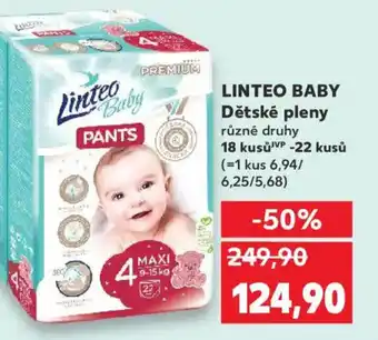 Kaufland LINTEO BABY Dětské pleny nabídka