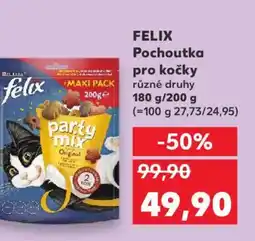 Kaufland FELIX Pochoutka pro kočky nabídka