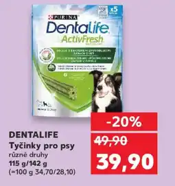 Kaufland DENTALIFE Tyčinky pro psy nabídka