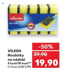 Kaufland VILEDA Houbičky na nádobí nabídka