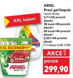 Kaufland ARIEL Prací gel/kapsle nabídka